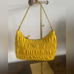 Prada Yellow Shoulder Bag